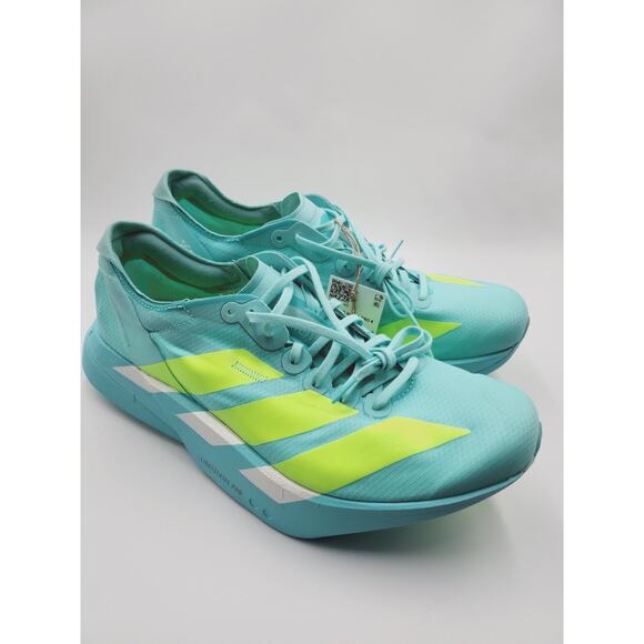 Size 8.5 - adidas Running Shoes Adizero Adios Pro 4 Flash Aqua Lucid Lemon
